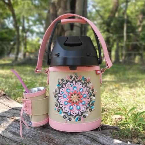 Luk Inox. 2.5 - Crema Diseño Mandala Rosa