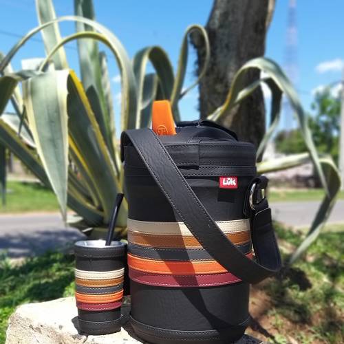 Luk termolar Negro con lineas de colores